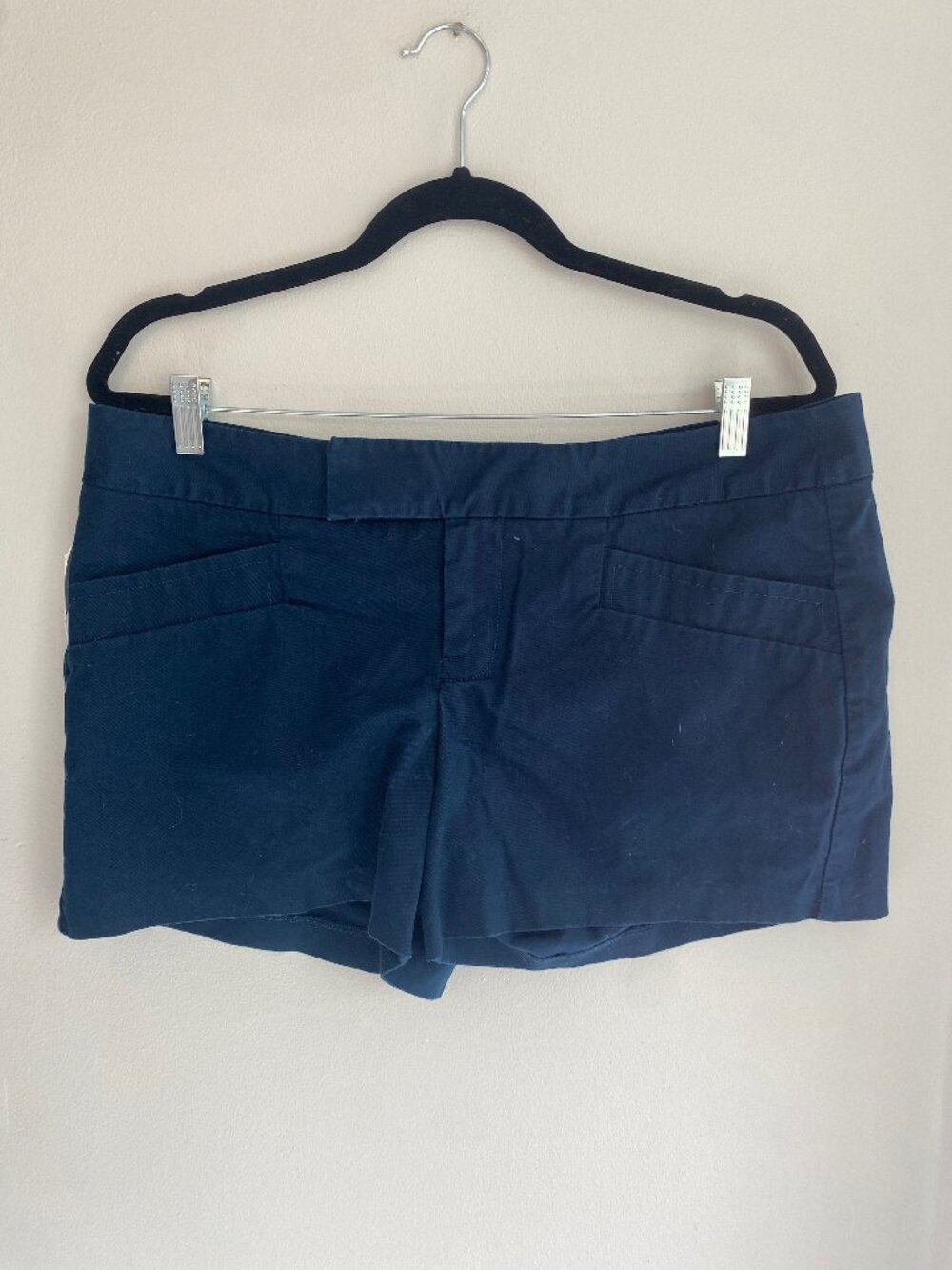 Converse One Star Navy Cotton Shorts
